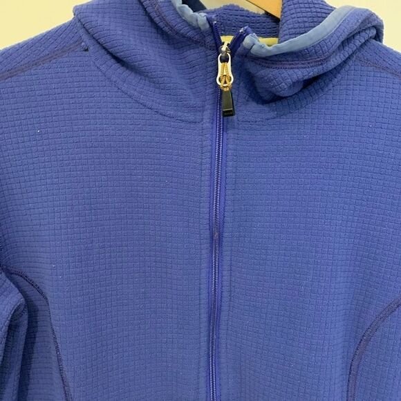 Blue Women’s Nike Fleece Jacket with hood Medium - Picture 3 of 5